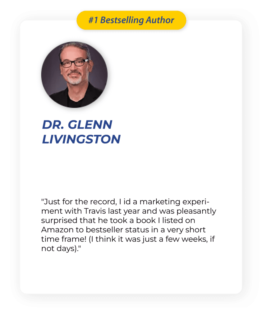 Testimonial from Dr. Glenn Livingston, #1 bestselling author
