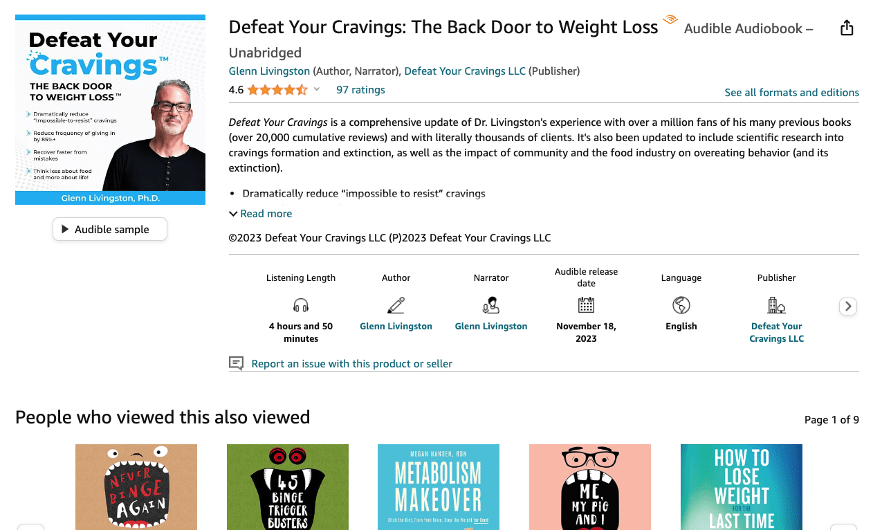 Defeat Your Cravings book